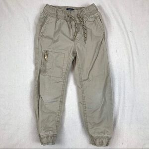 Gap Khaki Elastic Ankle Jogger Pants XS (4-5)